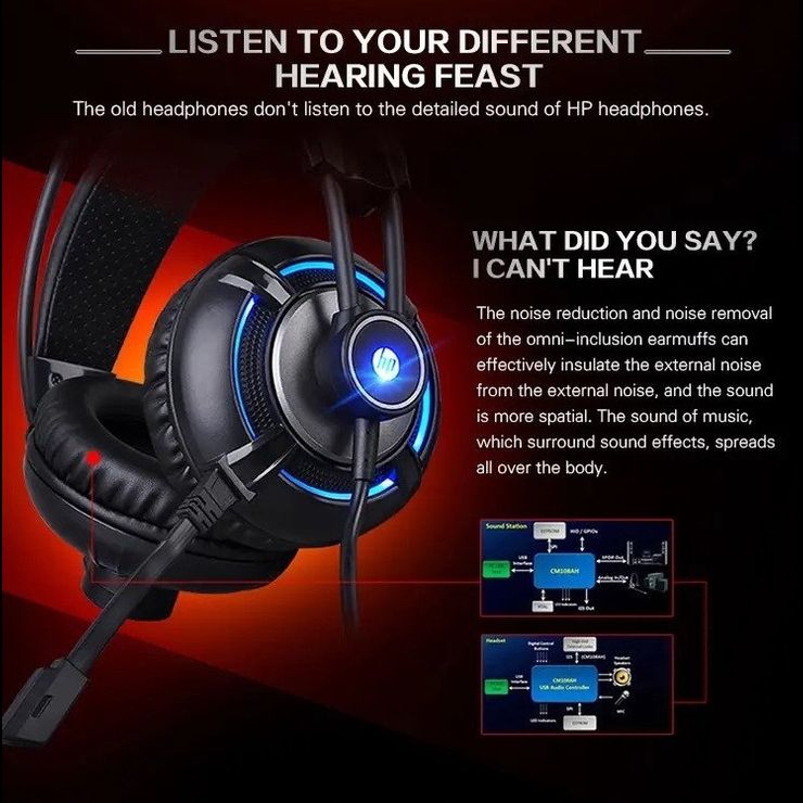 Gaming Headset H300 Brand HP - Your Ultimate Audio Experience