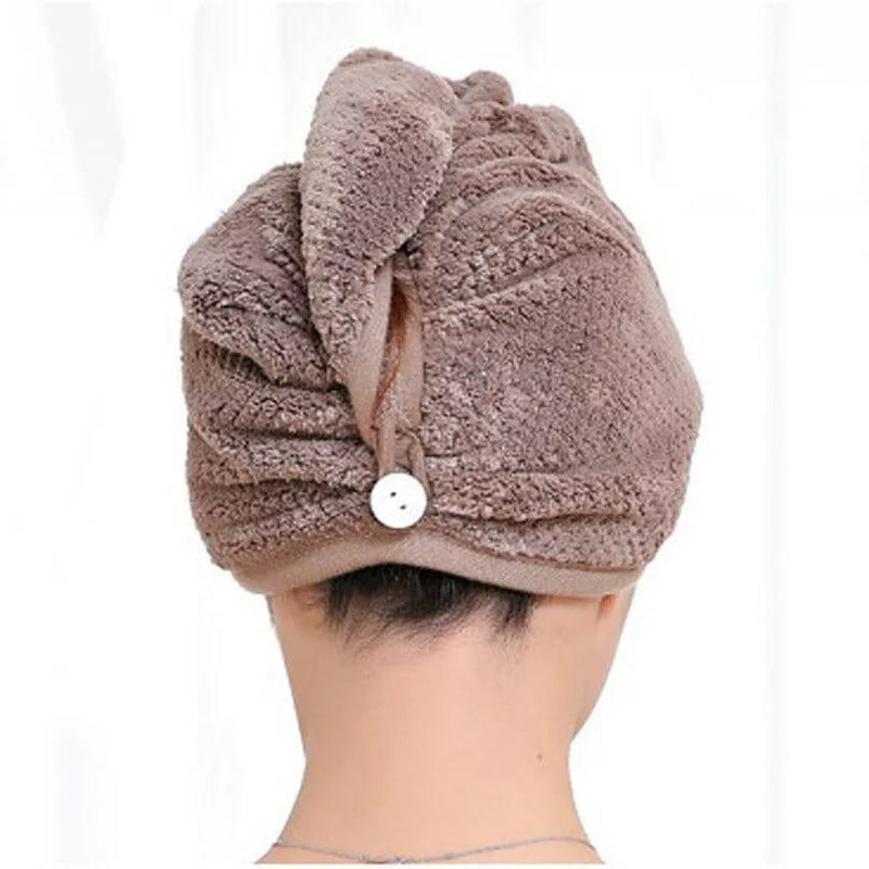 Best Hair Dryer Cap Towel – Hair Wrap Towel For Ladies( Random Color ).. - smartishTrend