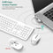 Wireless Keyboard and Mouse Set SBARDA 2.4 GHz - Brand HP