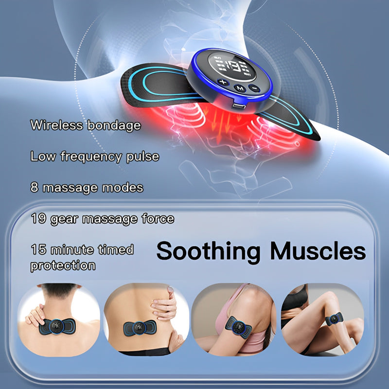 Mini Electric Massage Stick With 8 Modes And 19 Gear Levels