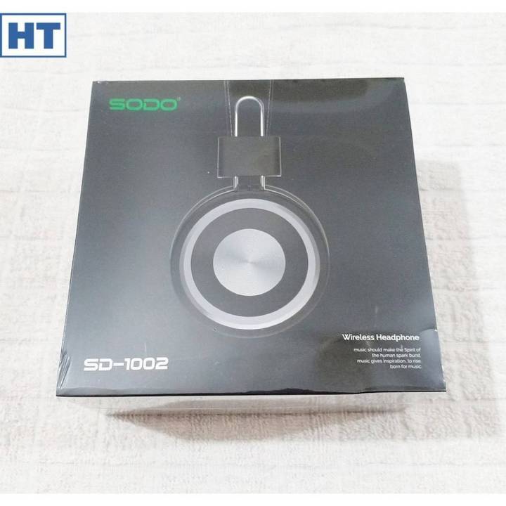 "SODO SD-1002 Bluetooth Headphones - Wireless, HiFi Sound, Comfortable & Stylish Audio Experience"