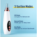 Multi-Functional Rechargeable 6 Suction Heads Blackhead Whitehead Extractor Remover Device Suction Tool