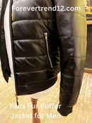 Elevate Your Winter Look with the New Fashion Faux Fur Puffer Jacket for Men